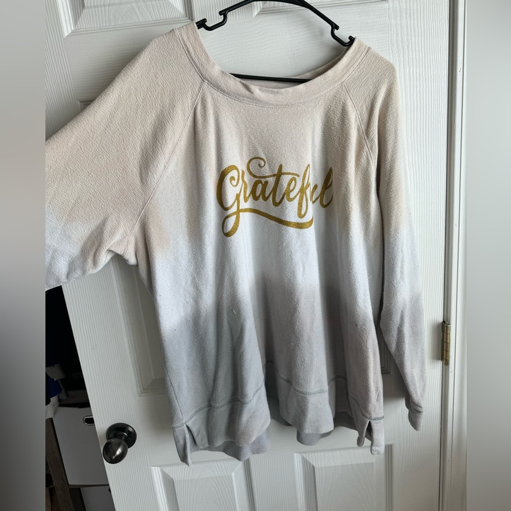 Love+Crazy Neutral Gradient  Sweatshirt